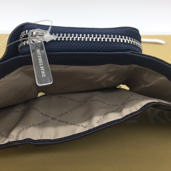 MICHAEL KORS SM MF ZA WALLET NAVY 35H9GTVZ5L - Picture 8 of 8